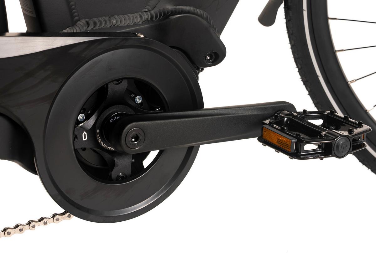 E-Citybike 28'' Schwarz - Schwarz, LIFESTYLE, Metall (180/70/100cm)