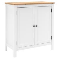 Kommode B 80 cm Bergen 1, Weiß/Eiche Dekor - Eichefarben, KONVENTIONELL, Holzwerkstoff (80/90/40cm) - MID.YOU