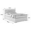 Boxspringbett mit Topper 140x200cm Nero, Schwarz - Chromfarben/Schwarz, KONVENTIONELL, Textil (140/200cm) Boxspringbett mit Topper 140x200cm Nero, Schwarz - Chromfarben/Schwarz, KONVENTIONELL, Textil (140/200cm)