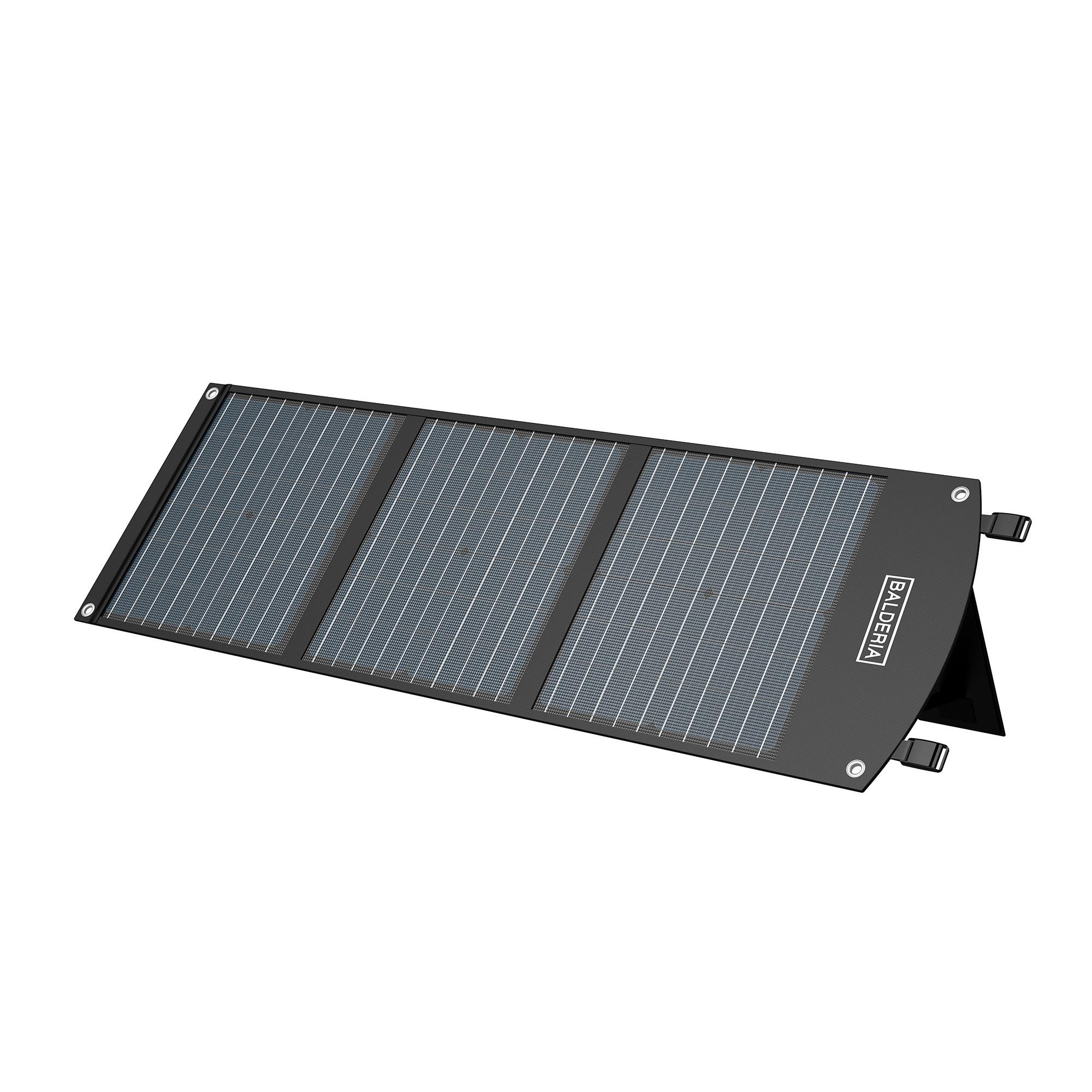 Solarpanel Balderia Solarboard - Schwarz, Trend, Kunststoff/Textil (122/36,6/2,5cm)