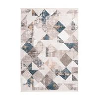 Webteppich Blau/Grau Akropolis 80x150 cm - Blau/Grau, Design, Textil (80/150cm) - Kayoom