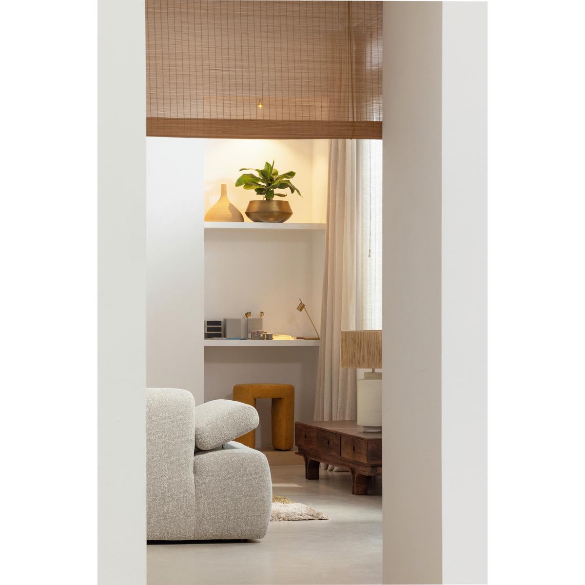 Sofaelement Mojo Beige B: 162cm - Beige/Schwarz, Design, Textil (162/74/124cm) - Livetastic