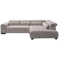 Ecksofa Matera Beige/naturfarben 311x226 Cm - Beige/Schwarz, Trend, Holz/Holzwerkstoff (311/226cm)