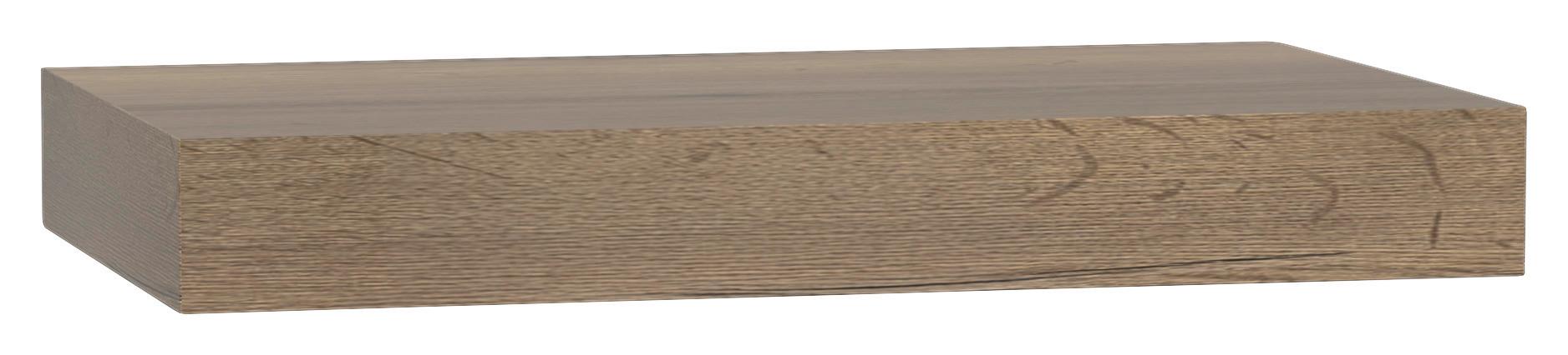 Wandkonsole Las Vegas Eiche Dunkel Dekor B: 80 cm - Eiche dunkel, MODERN, Holzwerkstoff (80/10/48cm) - Vertico
