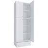 Aktenschrank Lona Holzwerkstoff Weiß B: 70 Cm - Weiß, MODERN, Holzwerkstoff (70/200/39cm) - MID.YOU