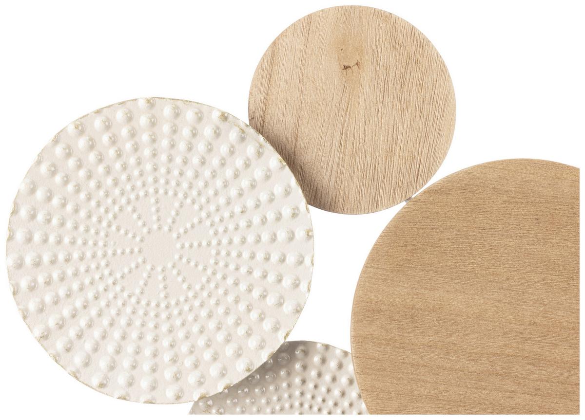 Wanddeko Lilly - Beige/Naturfarben, KONVENTIONELL, Holz/Holzwerkstoff (89/46cm) - Luca Bessoni