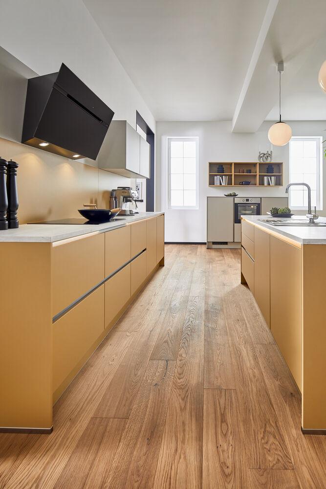 Einbauküchen Pn 105/80 Frei Planbar Modernes Design - Kaschmir, Holzwerkstoff - Pino