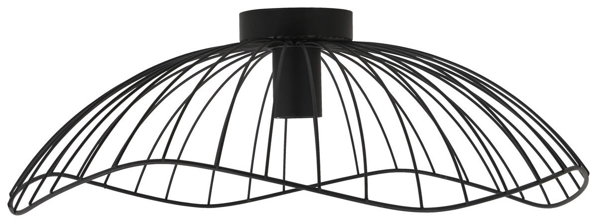 Stropné svietidlo ELIOT, bez 1xE27 max. 40W - čierna, Modern, kov (50/17,5cm) - Mömax