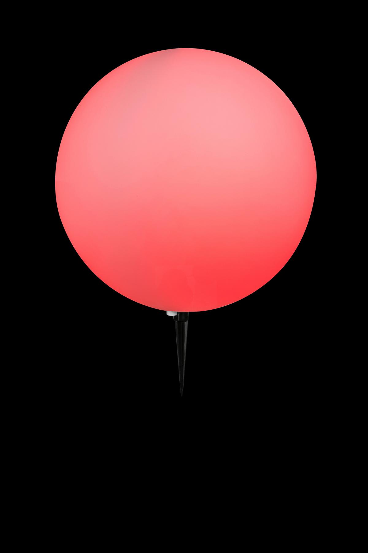 Außenstehleuchte 31776 Toula - Schwarz/Weiß, Design, Kunststoff (40/56cm) - Globo