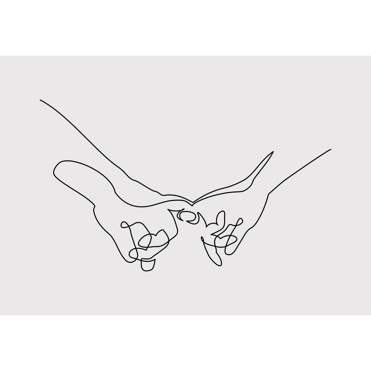 PLAKÁT VINCENT - vícebarevná, papír (21/30cm) - Modern Living