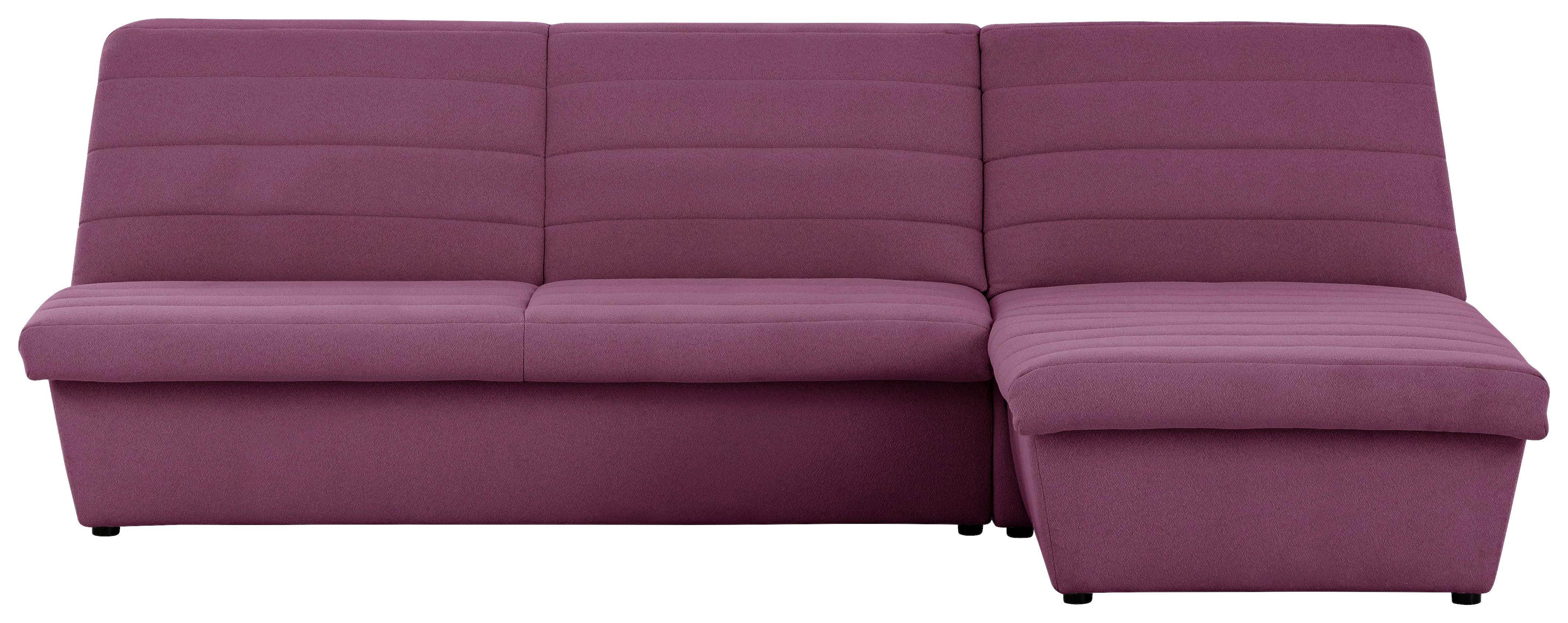 Ecksofa Looks Viii Dunkelgrün - Weinrot/Schwarz, Design, Textil (274/168cm) - LOOKS by W.Joop