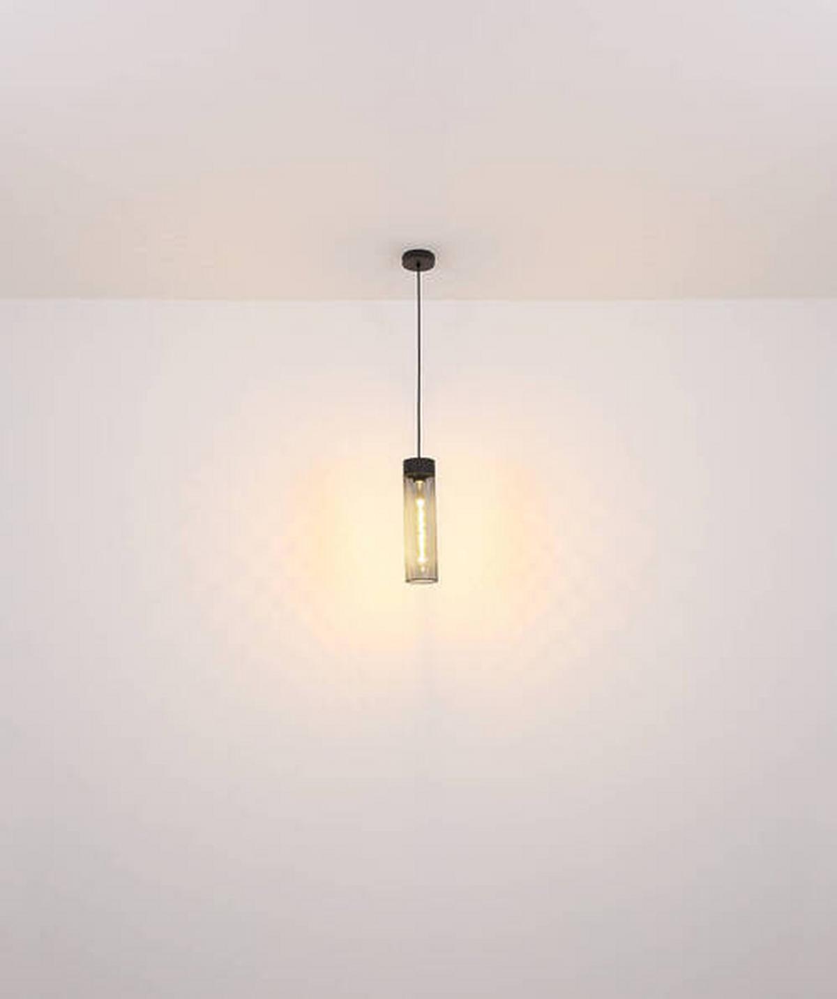 Hängeleuchte 15649h - Schwarz, Design, Metall (10/120cm) - Globo