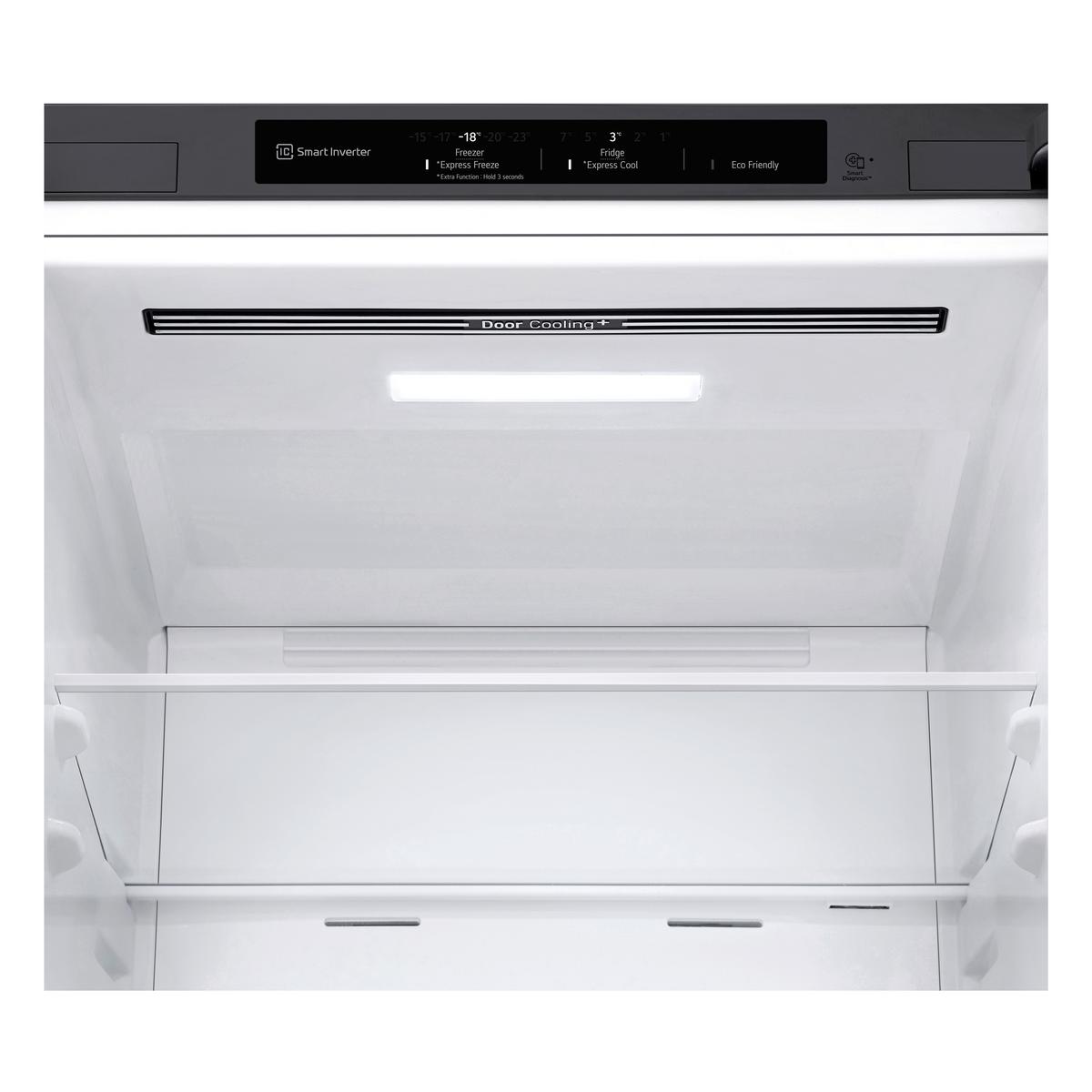 Kühl-gefrier-kombination Lg Gbp62mcncc1 - Edelstahlfarben, Basics, Metall (59.5/203/67.5cm) - LG
