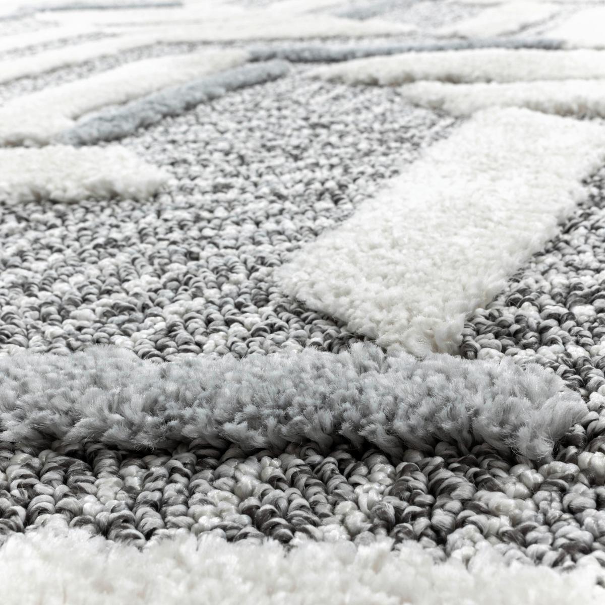 Teppich Läufer Grau Pisa 80x250 Cm - Grau, KONVENTIONELL, Textil (80/250cm)