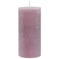 VÁLCOVÁ SVÍČKA LIA - purpurová, Moderní (6,8/15cm) - Premium Living