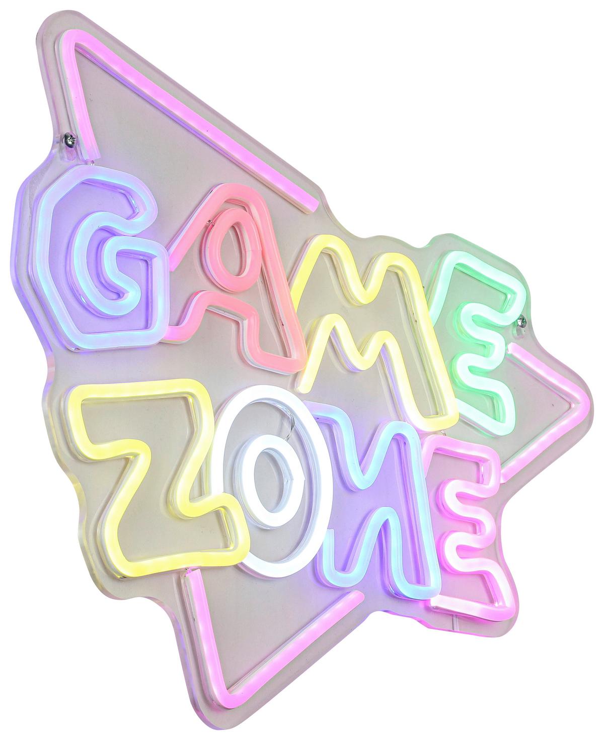 DEKORAČNÍ LED SVÍTIDLO ZONI - bílá/průhledné, Moderní, plast (40/32/1cm) - Mömax