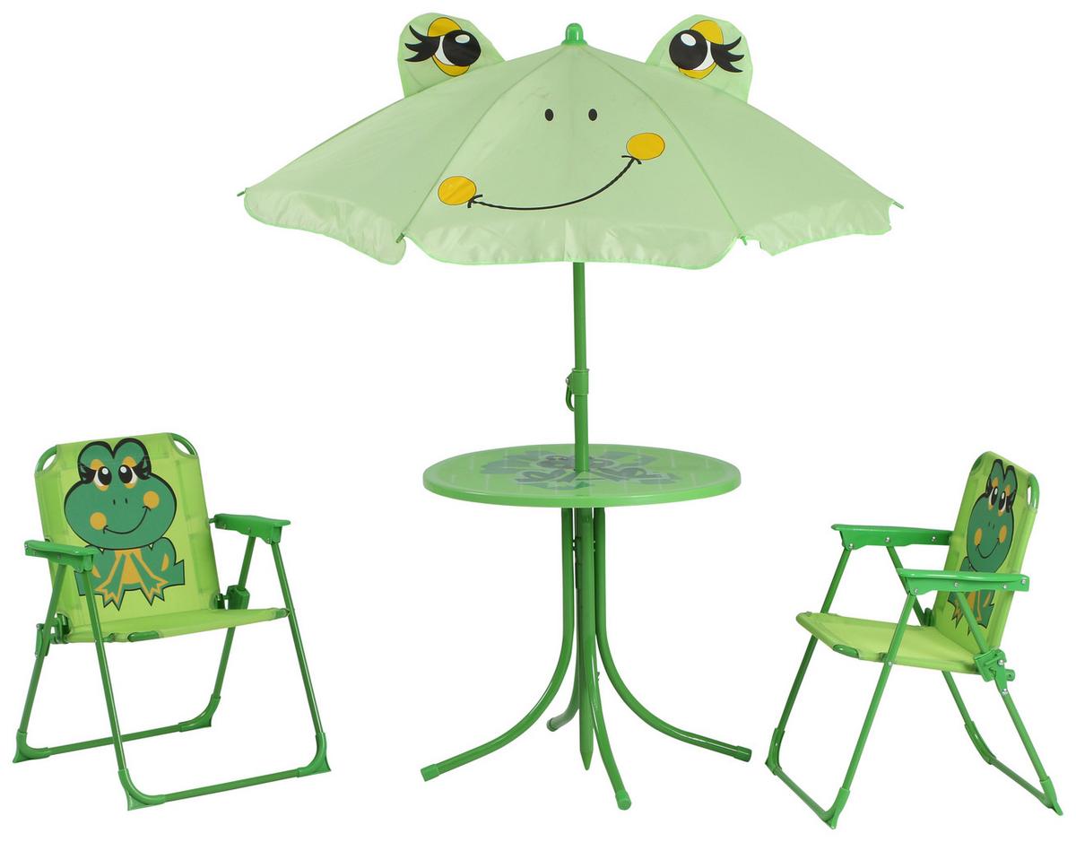 Kinder-gartenset 672614 - Grün, MODERN, Textil/Metall - Siena Garden