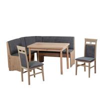 Eckbankgruppe Duisburg Peibar Titanic Grau/eiche D. B: 125cm - Eiche Artisan/Grau, KONVENTIONELL, Holz/Holzwerkstoff (125/89/165cm) - MID.YOU