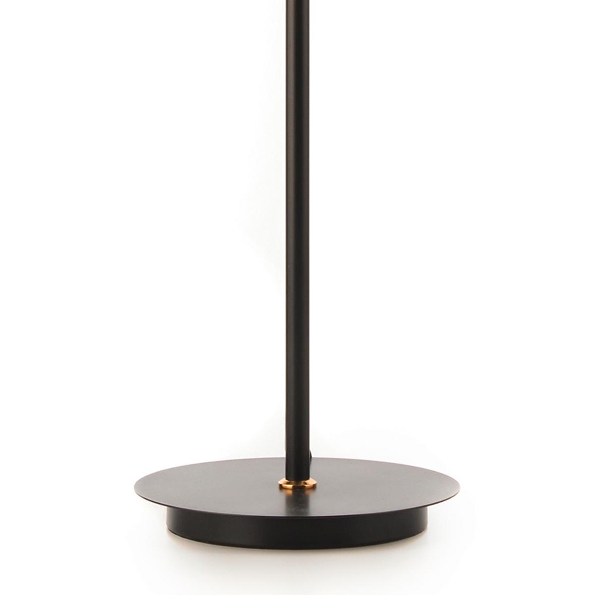 Stehleuchte 5042/Pt - Schwarz, Design, Metall (28/25/163cm)