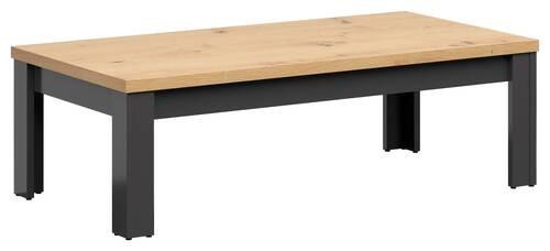 Couchtisch Hesen Coffee Table - Graphitfarben/Eiche Artisan, Design, Holzwerkstoff (130/65/40cm)