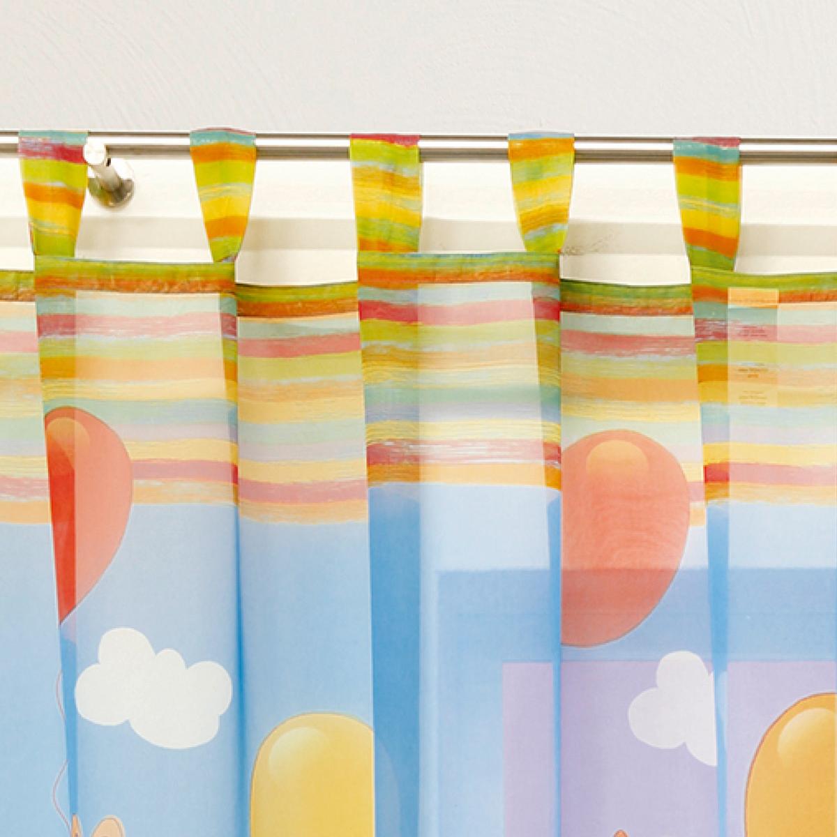 Vorhang mit Schlaufen Winnie The Pooh 140x250 cm Blau - Blau, LIFESTYLE, Textil (140/250cm) - Disney