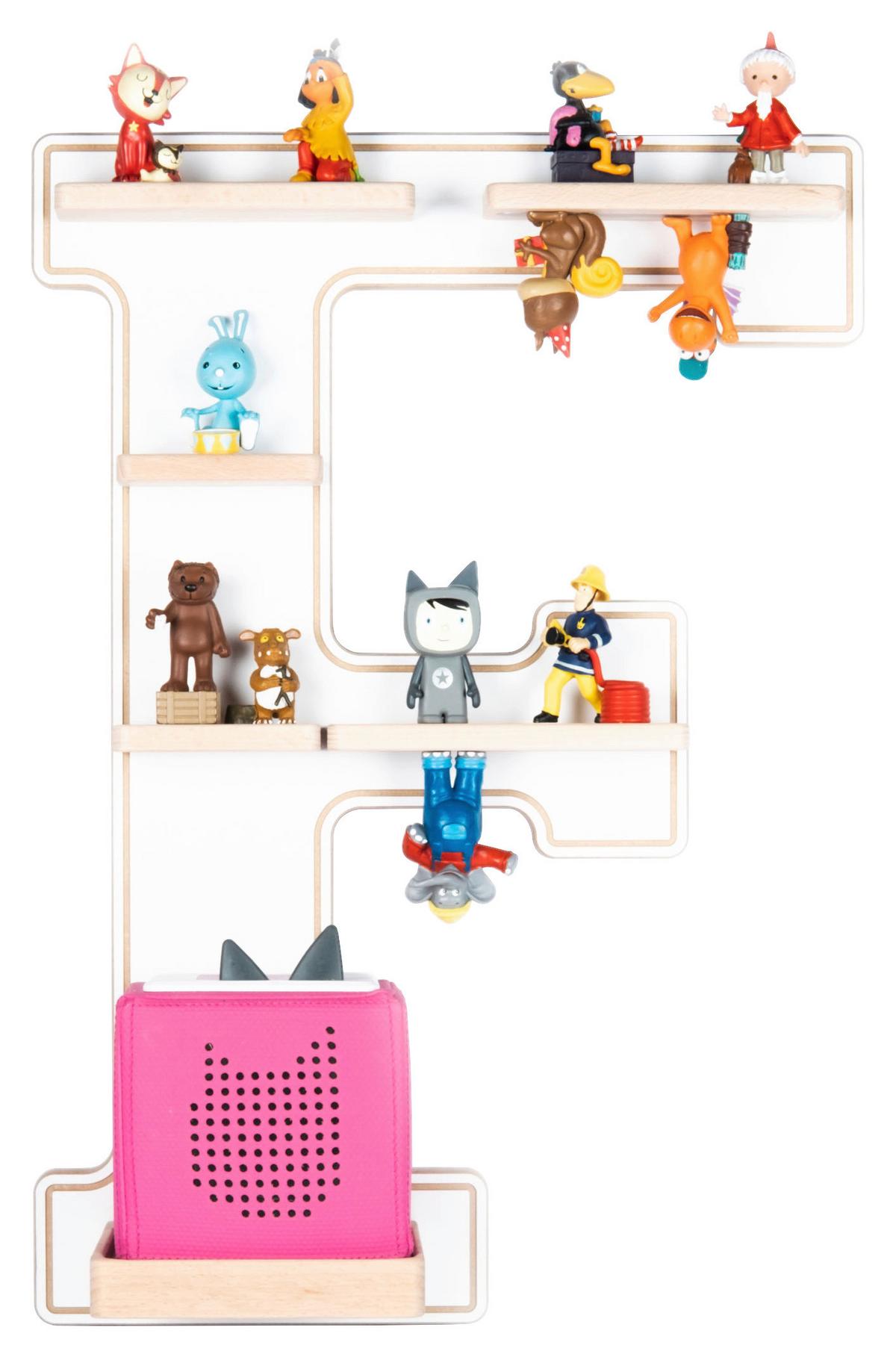 Kinderregal Boarti Weiß B: 38 Cm - Weiß, MODERN, Holzwerkstoff (38/54/19cm) - MID.YOU