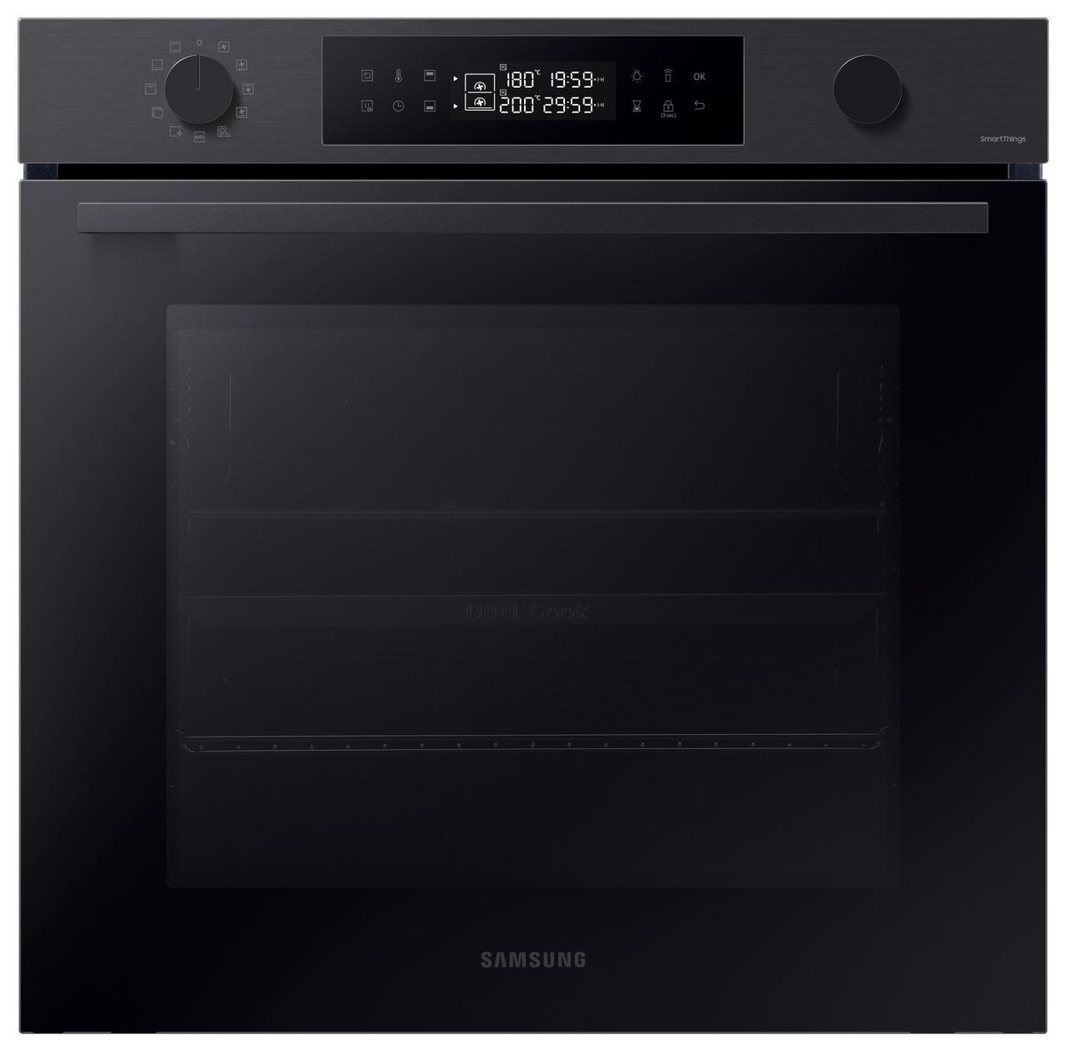 Backofen Nv7b4455uab/U3 - Schwarz, Design, Glas/Metall (59,5/59,5/57,1cm) - Samsung