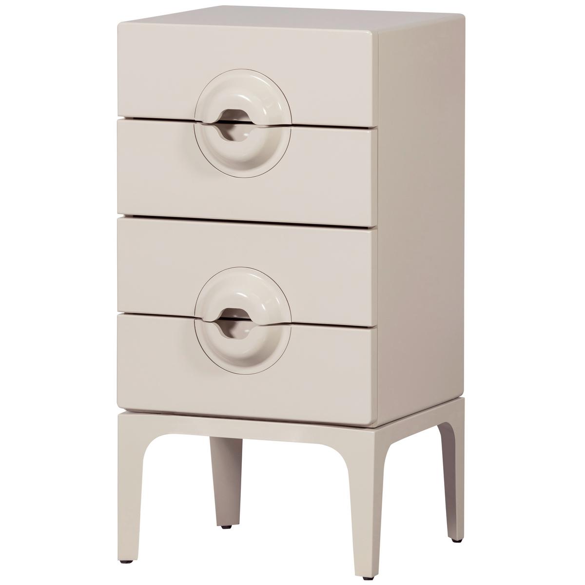 Kommode Merge Greige B: 44cm - Greige, Design, Holz (44/89/45cm) - Livetastic