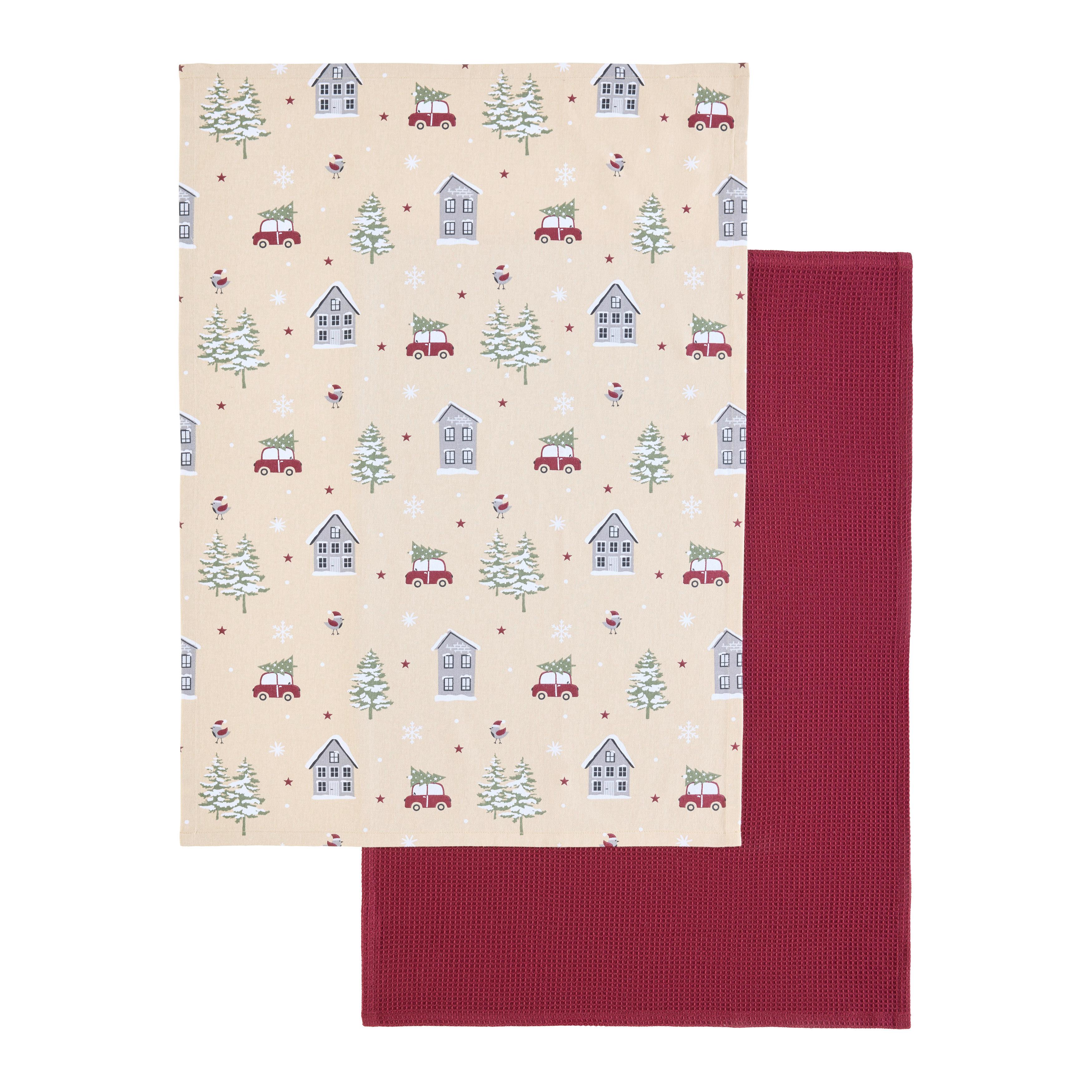 SADA UTĚREK HOME - béžová/červená, Konvenční, textil (50/70cm) - Mömax