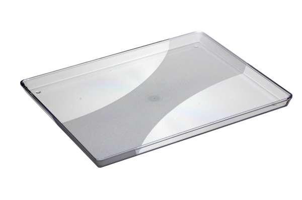 Serviertablett aus Kunststoff Bella 33x27 cm, Transparent - Naturfarben, KONVENTIONELL, Kunststoff (33/27/2,2cm)