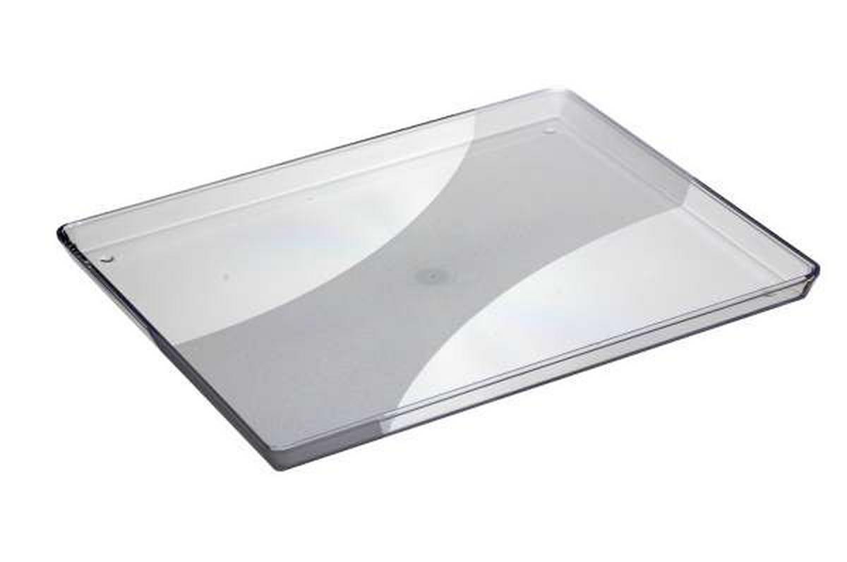 Serviertablett aus Kunststoff Bella 33x27 cm, Transparent - Naturfarben, KONVENTIONELL, Kunststoff (33/27/2,2cm)
