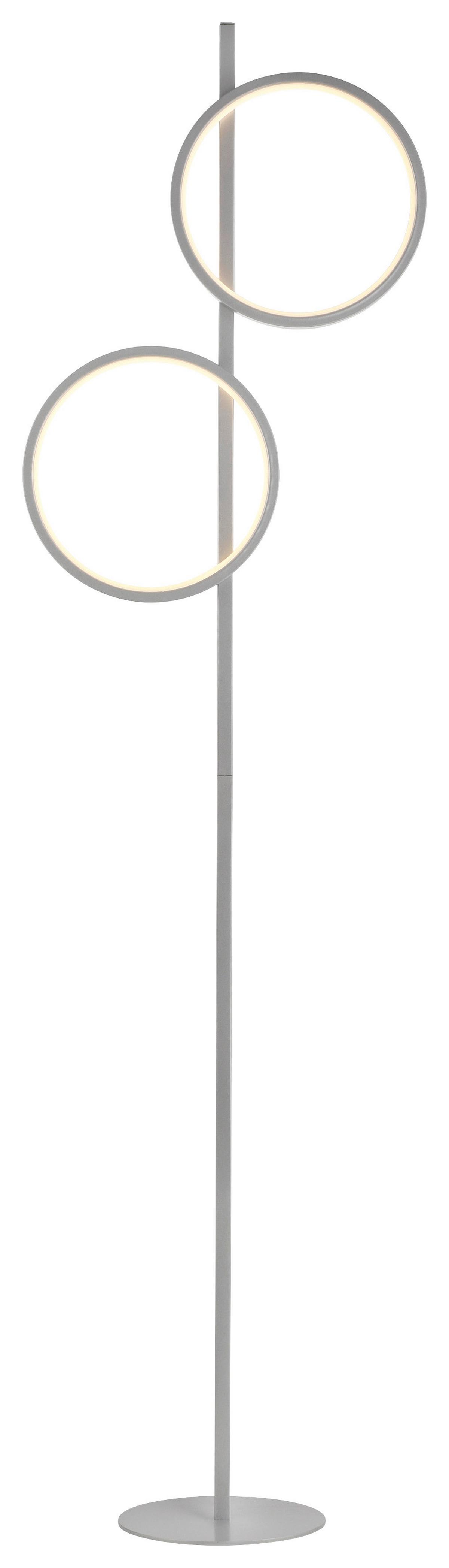 LED-Stehleuchte 15396-21 Mini Ritus - Silberfarben, MODERN, Kunststoff/Metall (40,5/21/151cm)
