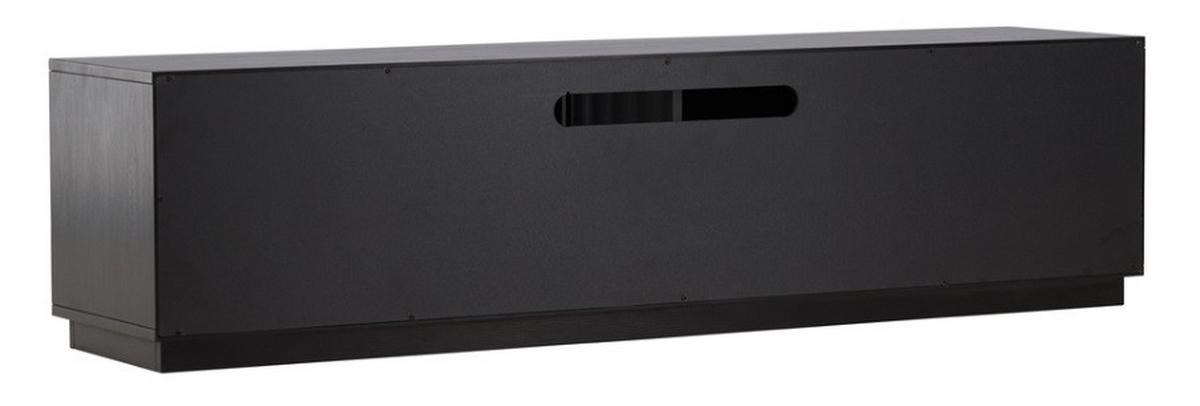 Lowboard Lugo Schwarz B: 180cm - Schwarz, Design, Holzwerkstoff (180/45/40cm) - Livetastic