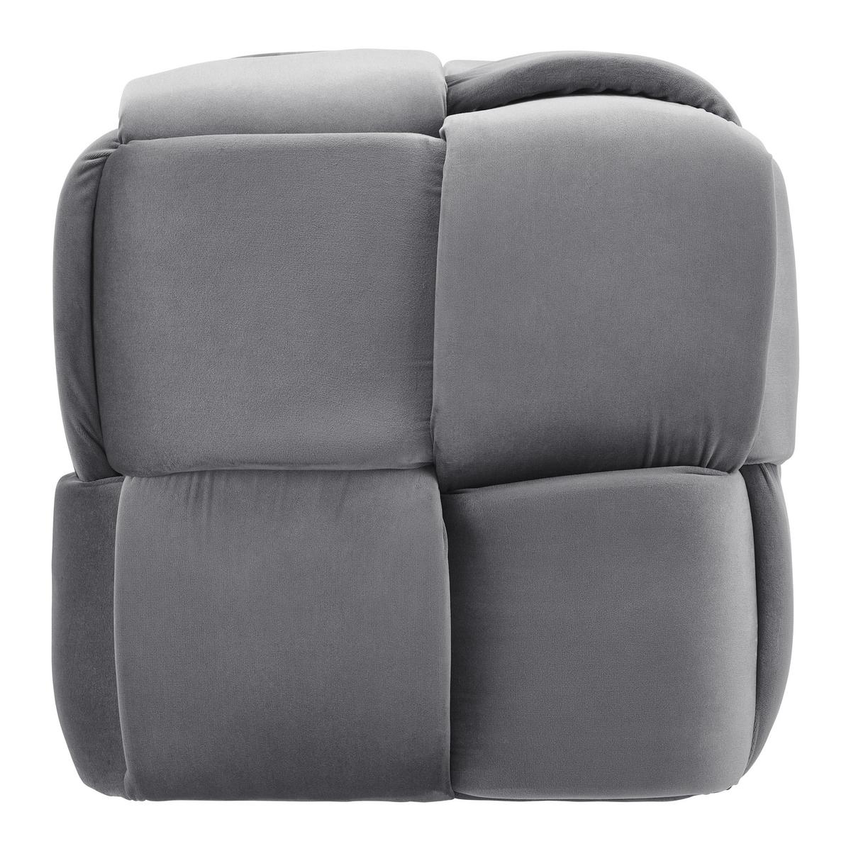 Moderná lavica ELLA sivá - čierna/sivá, Modern, drevo/textil (118/47/47cm) - Bessagi Home