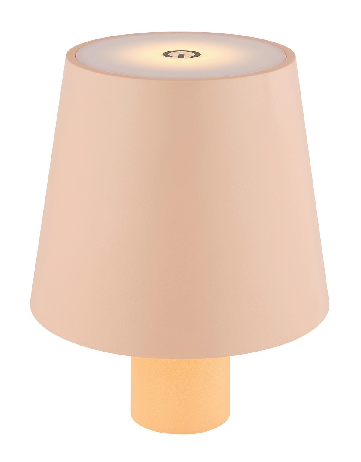 Akku-tischleuchte 58438ps Für Flaschenhals 3cm - Rosa, Trend, Kunststoff/Metall (10,6/13cm) - Globo