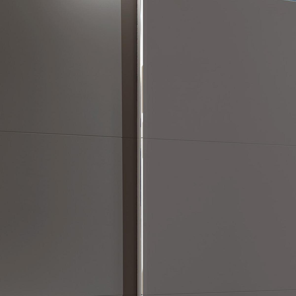 Schwebetürenschrank Mit Laden 250cm Level 36a, Graphit/eiche - Eichefarben/Graphitfarben, MODERN, Holzwerkstoff (250/216/65cm) - MID.YOU