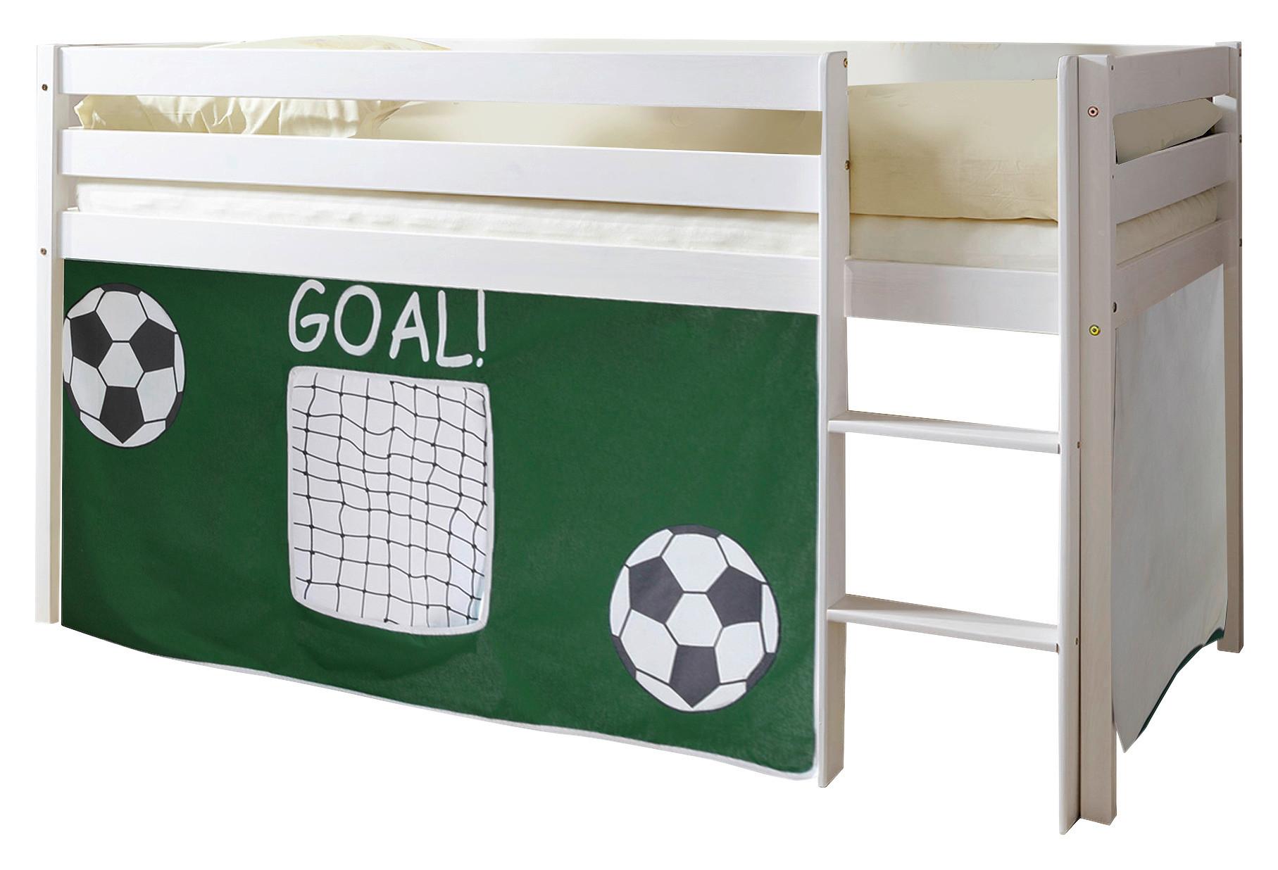 Spielbett in Weiß mit Vorhang online kaufen