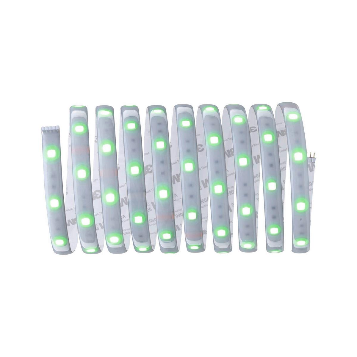 Led-streifen Farbwechsler L: 3 M Fernbedienung, Dimmbar - Silberfarben, Basics, Kunststoff (301/0,3cm) - Paulmann