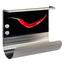 Küchenrollenhalter-Memoboard Peperoni Magnetisch - Edelstahlfarben/Rot, MODERN, Glas/Metall (30/26/15cm) Küchenrollenhalter-Memoboard Peperoni Magnetisch - Edelstahlfarben/Rot, MODERN, Glas/Metall (30/26/15cm)