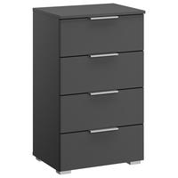 Nachtkästchen Alabama, Grau B: 40 Cm - Alufarben/Grau, MODERN, Holzwerkstoff (40/81/42cm) - Rauch Möbel