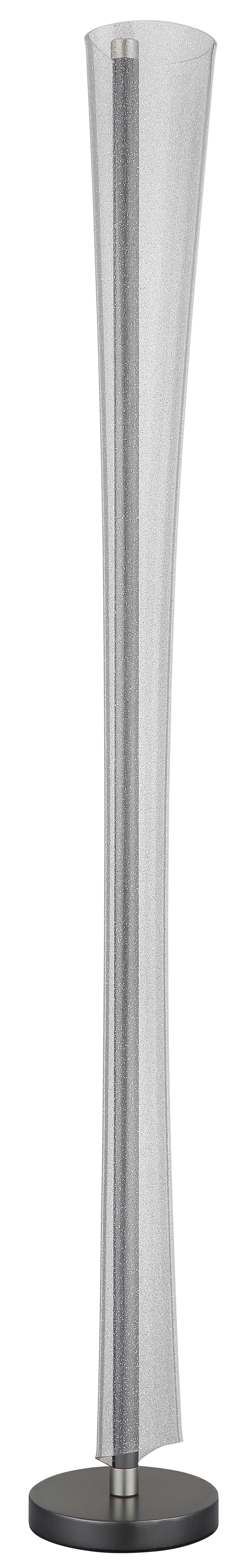 STOJACÍ LED LAMPA MALINDA - černá/čiré, Design, kov/plast (20/155cm) - Globo