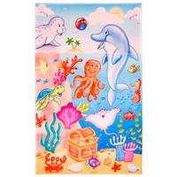 Kinderteppich Tiere Multicolor Lovely Kids 100x160 Cm - Multicolor, Trend, Textil (100/160cm)