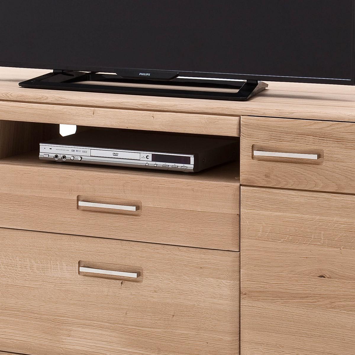 TV-Element Sena B: 223 cm Eiche Dekor - Eichefarben, Design, Holz/Holzwerkstoff (223/69/51cm) - Livetastic