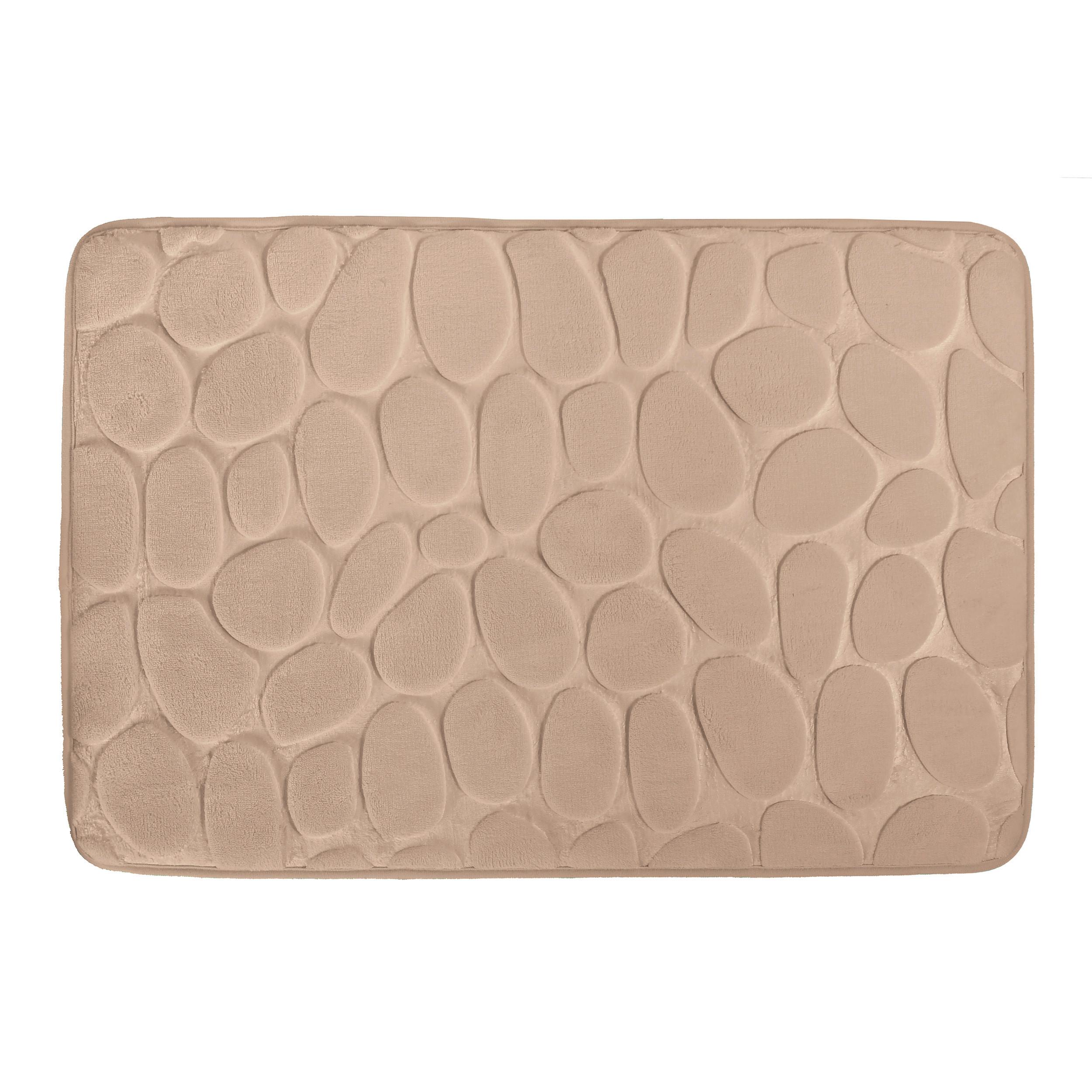 BADEMATTE GALETS CAPPUCCINO - Cappuccino, Basics, Textil (50/80cm) - MSV
