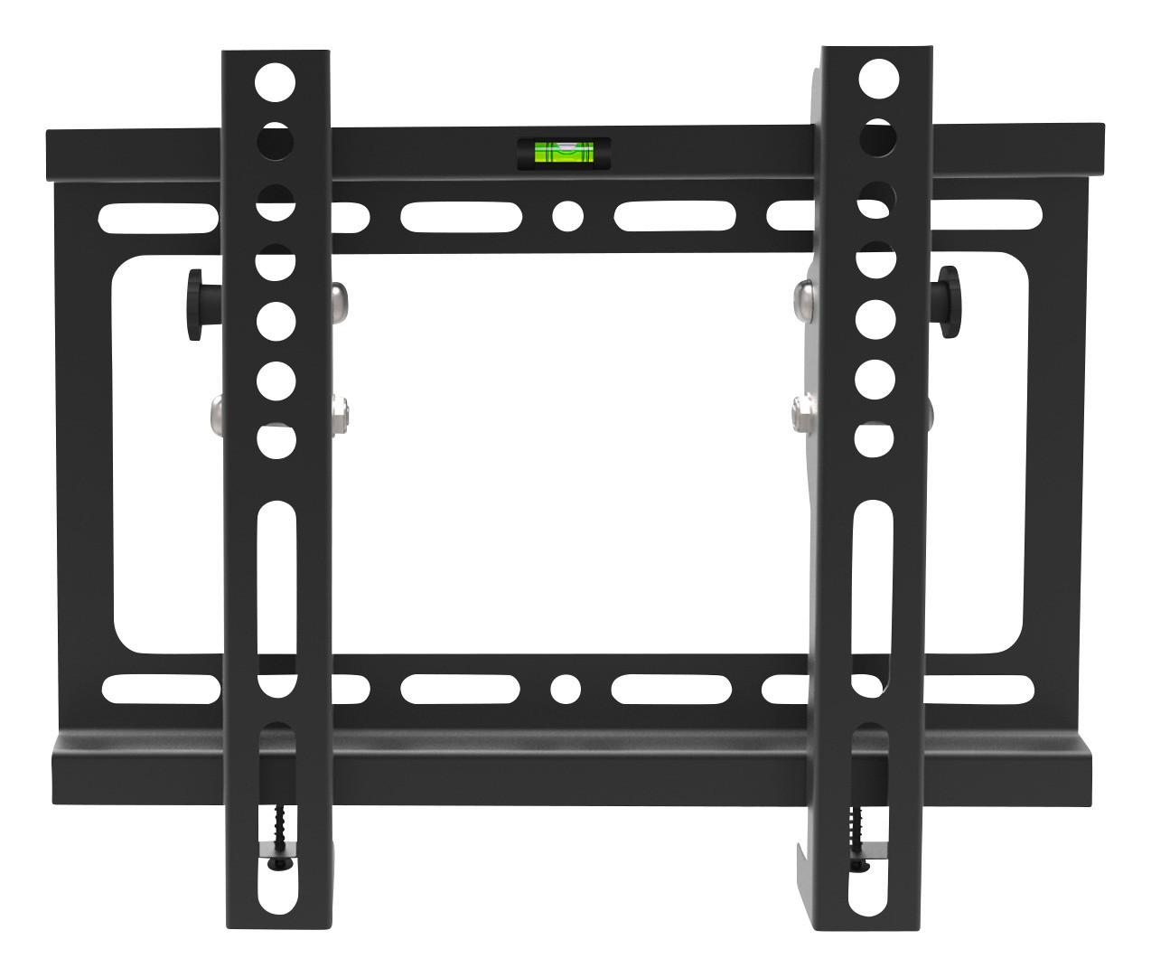 TV-Wandhalterung bis 42“ neigbar Mirage max. 30 kg - Schwarz, MODERN, Metall (28,3/3,6/22,2cm)