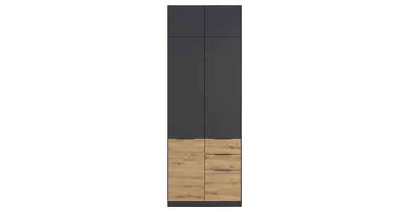 Aufsatzschrank 91 cm Max-Extra Grau - Grau, KONVENTIONELL, Holzwerkstoff (91/39/54cm) - James Wood