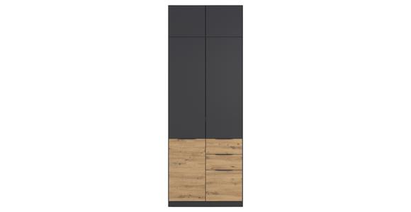 Aufsatzschrank Max-Extra - Grau, KONVENTIONELL, Holzwerkstoff (91/39/54cm) - James Wood