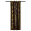 Ösenvorhang Eleonore - Goldfarben/Schwarz, MODERN, Textil (140/245cm) - James Wood