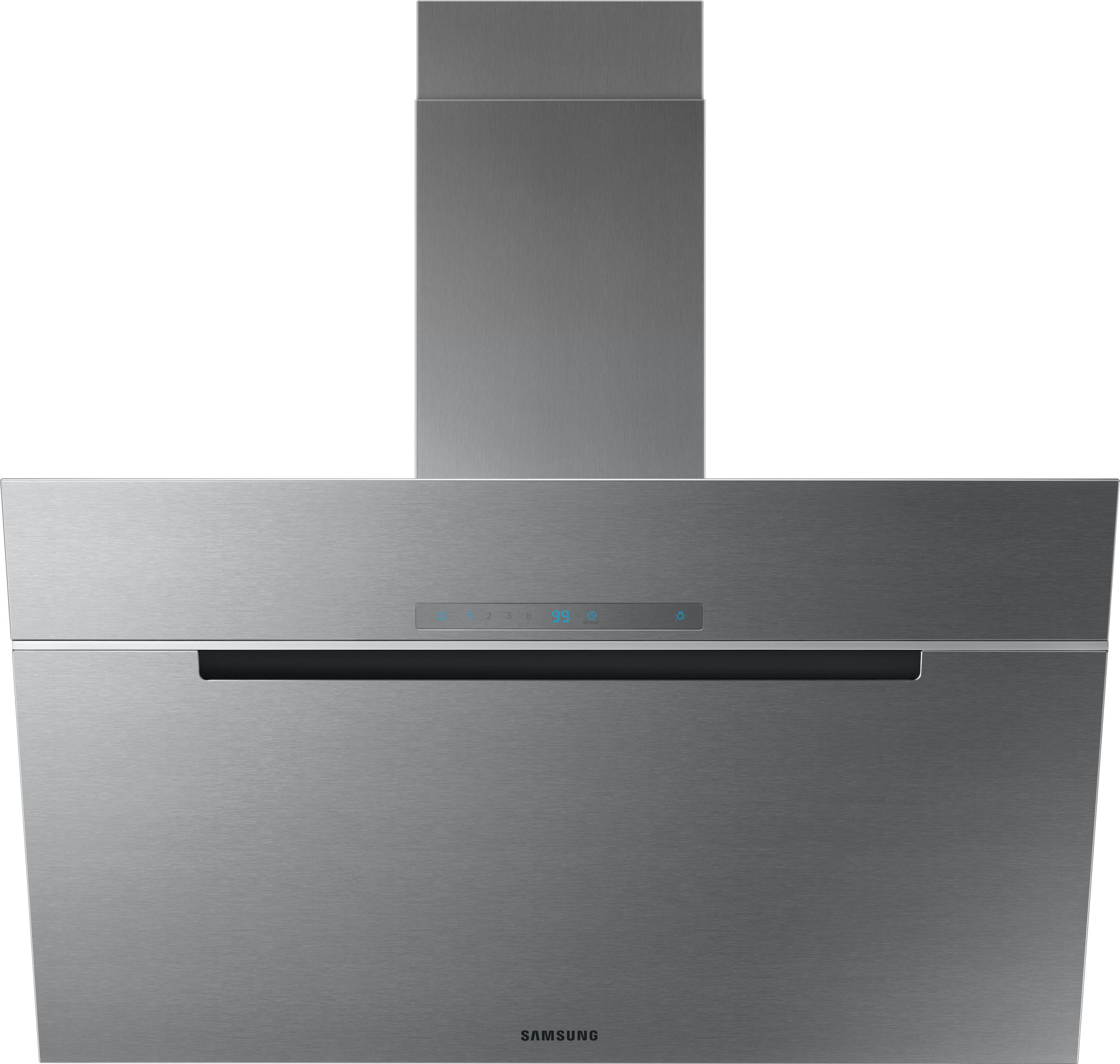 Kopffreihaube Nk36 Edelstahlfarben B: 104 cm, Led - Edelstahlfarben, Basics, Metall (104-144/89,8/13,7cm) - Samsung