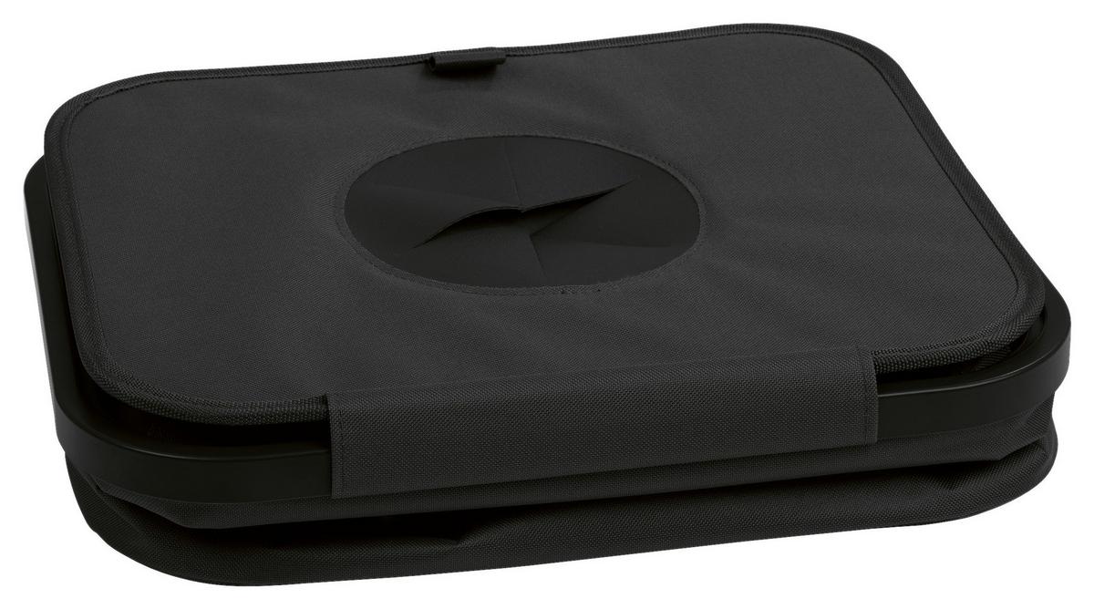 Flaschensammler Easymaxx Schwarz, LxBxH: 40x32,5x74 cm - Schwarz, Basics, Naturmaterialien/Kunststoff (40/32,5/74cm)